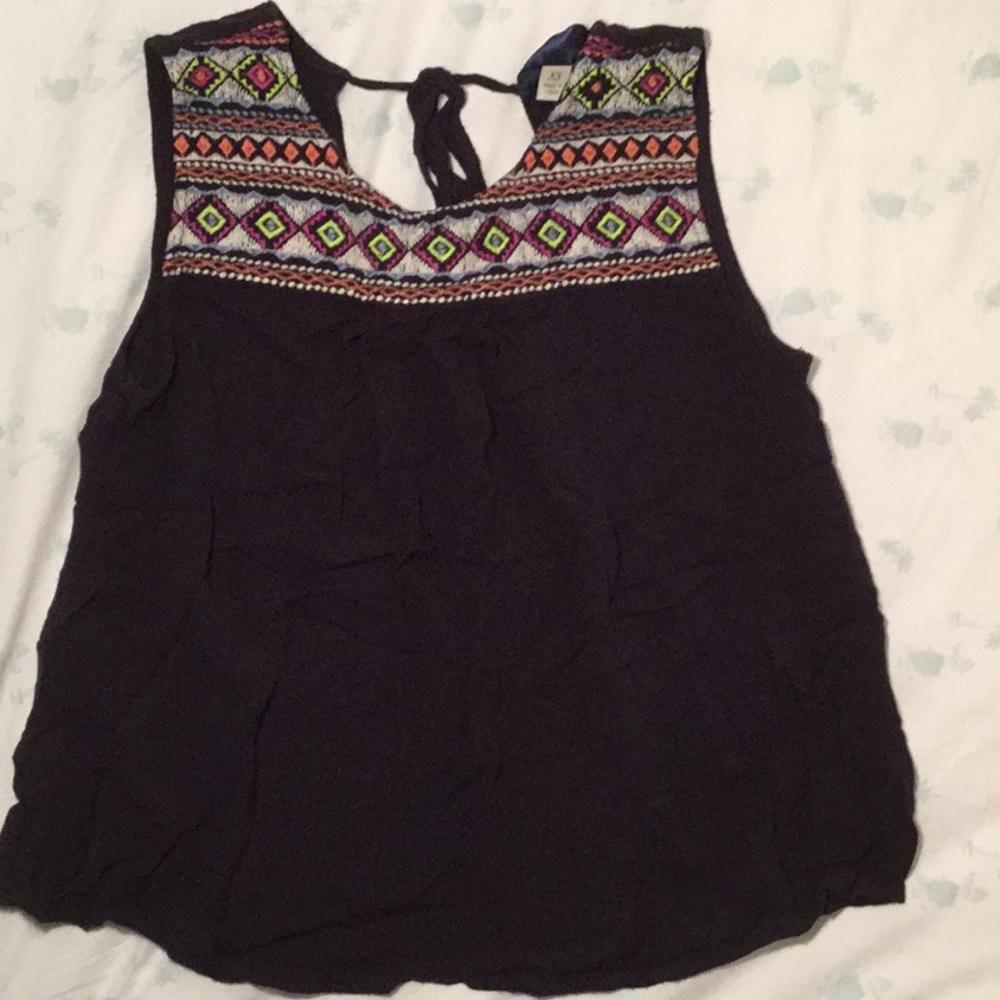 Tribal printed tank top